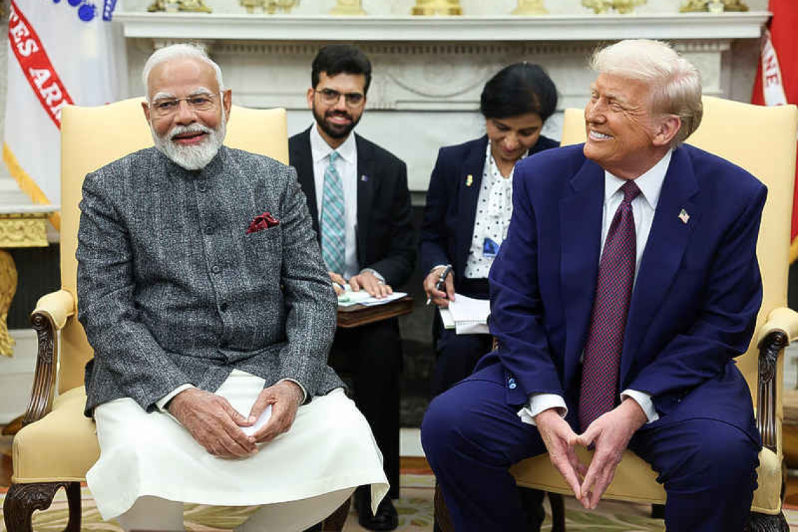 Modi and Trump agree to  trade talks to lower tensions